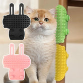 Pets Cat Hair Removal Massage Comb Cats Scratching Rubbing Brush Kitten Grooming Self Cleaning Wall Corner Cat Scratcher Combs Pet Products null