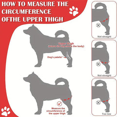 Pet Knee Pads For Joint Injury Recovery Legs Protector Dog Thigh Brace Wrap Adjustable Support Belt Post-operative Fixation null