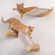 Cat climbing frame solid wood null