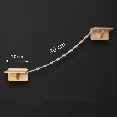 Cat climbing frame solid wood null