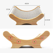 U-shaped bed cat toy cat paw grinder null