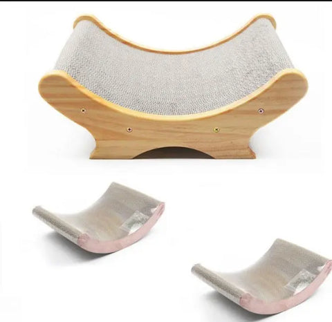 U-shaped bed cat toy cat paw grinder null