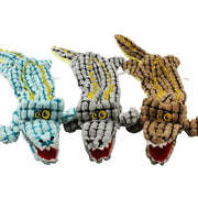 Dog chews and makes noise alligator toy null