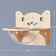 Cat climbing frame solid wood null