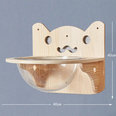 Cat climbing frame solid wood null