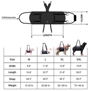 Outdoors Convenient Leg Support Rehabilitation Dog Breast Strap null