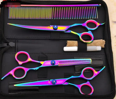Pet grooming scissors null