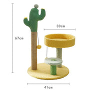 Cactus Climbing Frame Cat Sisal Hemp Column Grinding Claw null