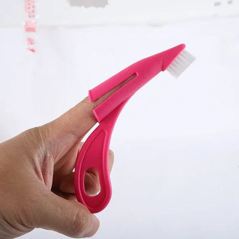 Pet Finger Toothbrush Teddy Dog Brush Bad Breath Tartar Teeth Tool Dog Cat Cleaning Supplies 2 Colors Cat Dog Toothbrushes null