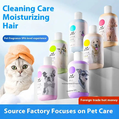 Pet Shower Gel 510ml Cat Shampoo Decontamination Bath Supplies null