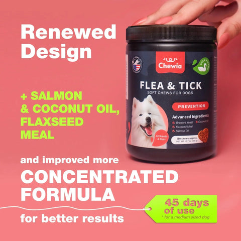 Dog Flea And Tick Treatment Chews - Natural Flea & Tick Control null