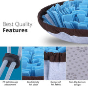 Adjustable Snuffle Mat For Dogs Large Breed Puzzle Toys Small Dog Enrichment Toys For Large Dogs Slow Eating Stress Relief Dog Toy For Feeding  Dog Mental Stimulation Toys null