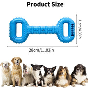 Dog Bones For Aggressive Chewers, Dog Chews Toys Long Lasting, Interactive Dog Bone Toys With Pull Band, Dog Teething Toy null