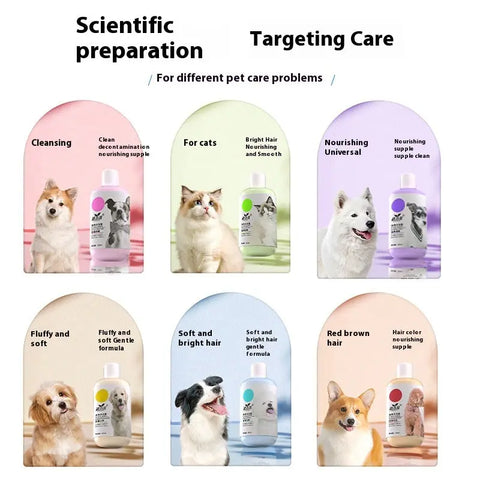 Pet Shower Gel 510ml Cat Shampoo Decontamination Bath Supplies null