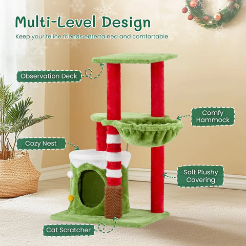 Cat House - Cat Hammock 2 Floor Platform - Cat Climbing Frame null