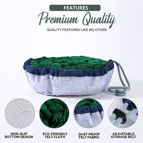 Adjustable Snuffle Mat For Dogs Large Breed Puzzle Toys Small Dog Enrichment Toys For Large Dogs Slow Eating Stress Relief Dog Toy For Feeding  Dog Mental Stimulation Toys null
