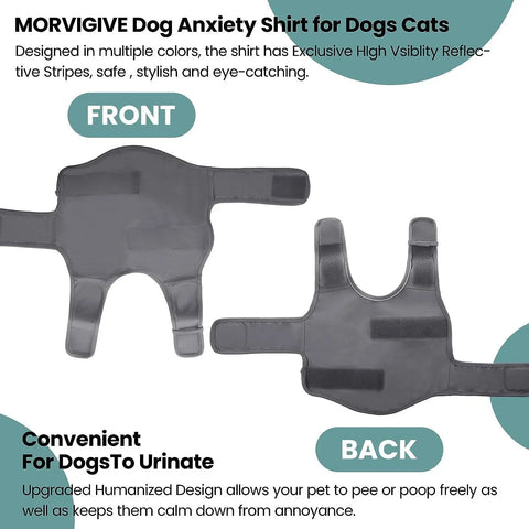Pet Vest Dog Anxiety Relief Clothing Puppy Clothing With Shock Protection Features null