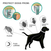 Waterproof Adjustable Insect Repellent Collar Flea Tick Removal null