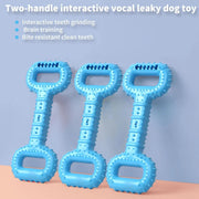 Dog Bones For Aggressive Chewers, Dog Chews Toys Long Lasting, Interactive Dog Bone Toys With Pull Band, Dog Teething Toy null