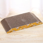 Trapezoidal corrugated cat scratching board null