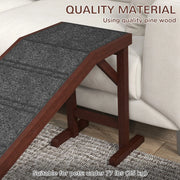 Pet Ramp For Dogs With Non-slip Carpet And Top Platform null