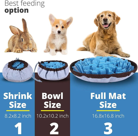Adjustable Snuffle Mat For Dogs Large Breed Puzzle Toys Small Dog Enrichment Toys For Large Dogs Slow Eating Stress Relief Dog Toy For Feeding  Dog Mental Stimulation Toys null