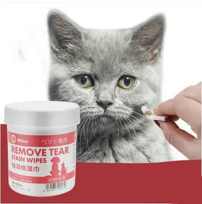 Wet Wipes for Cats to Remove Tears null