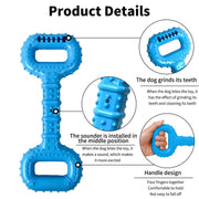 Dog Bones For Aggressive Chewers, Dog Chews Toys Long Lasting, Interactive Dog Bone Toys With Pull Band, Dog Teething Toy null