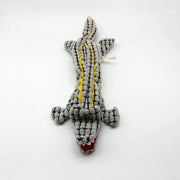 Dog chews and makes noise alligator toy null