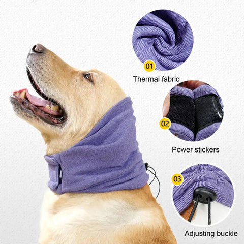 Noise Reduction Dog Hoodie Dog Head Warp Dog Calming Hoodie Hematoma Ear Wraps Head Cover Muffs For Anxiety Relief Pet Supplies null