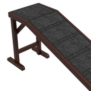 Pet Ramp For Dogs With Non-slip Carpet And Top Platform null