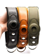Location Tracker First Layer Leather Dog Pet Collar null