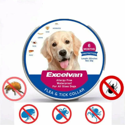 Waterproof Adjustable Insect Repellent Collar Flea Tick Removal null