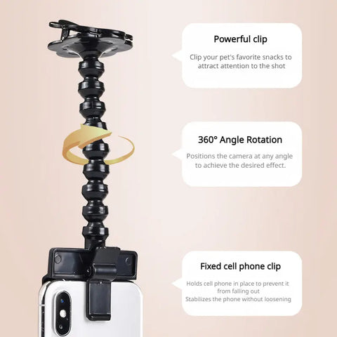 Pet Photo Artifacts Cats Dogs Look At The Lens Toy Cell Phone Camera Bracket Selfie Clip Supplies Puppy Pet Products Pet Toys null