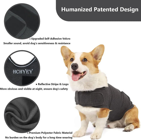 Classic Dog Anxiety Jacket Breathable Thunder Vest For Dogs Thunder Vest For Dogs Anxiety Shirt Dog Clothes For Anxiety Stress null