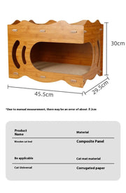 Cat Scratch Board Integrated Wear-resistant Non-chip Vertical Double Layer null