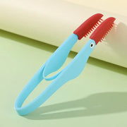 Pet Tear Marks Brush Pet Tear Marks Brush Cat Dog Eye Excrement Brush Soft Washable Pet Combing Brush With Handle Tear Comb Tear Stain Remover Comb Pet Grooming Tools null