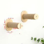 Cat climbing frame solid wood null