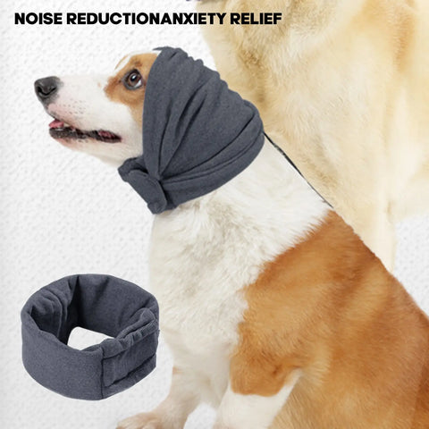 Noise Reduction Dog Hoodie Dog Head Warp Dog Calming Hoodie Hematoma Ear Wraps Head Cover Muffs For Anxiety Relief Pet Supplies null