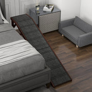 Pet Ramp For Dogs With Non-slip Carpet And Top Platform null