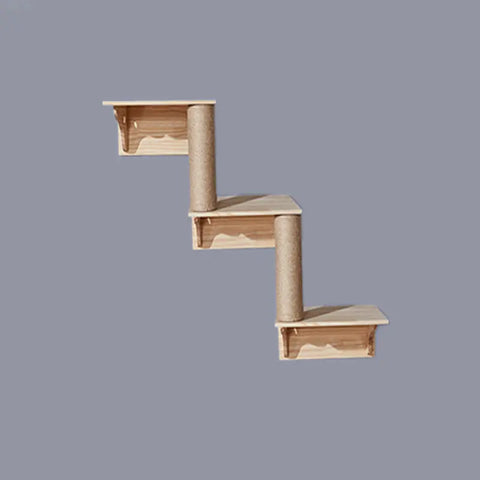 Cat climbing frame solid wood null