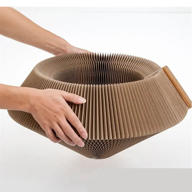 Corrugated Scratching Board Organ Nest Foldable Large Cat Toy Claw Sharpener Pet Supplies null