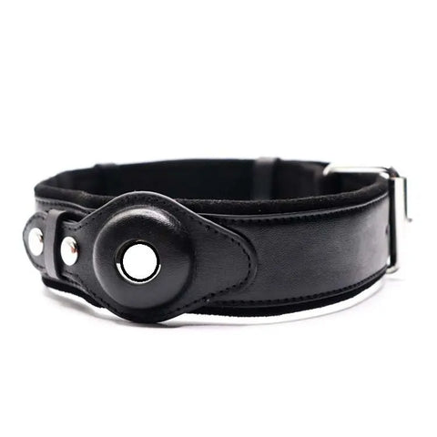Location Tracker First Layer Leather Dog Pet Collar null
