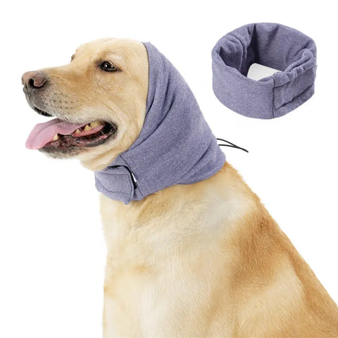 Noise Reduction Dog Hoodie Dog Head Warp Dog Calming Hoodie Hematoma Ear Wraps Head Cover Muffs For Anxiety Relief Pet Supplies null