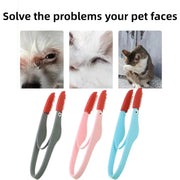 Pet Tear Marks Brush Pet Tear Marks Brush Cat Dog Eye Excrement Brush Soft Washable Pet Combing Brush With Handle Tear Comb Tear Stain Remover Comb Pet Grooming Tools null