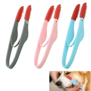 Pet Tear Marks Brush Pet Tear Marks Brush Cat Dog Eye Excrement Brush Soft Washable Pet Combing Brush With Handle Tear Comb Tear Stain Remover Comb Pet Grooming Tools null