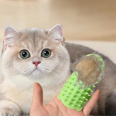 Pets Cat Hair Removal Massage Comb Cats Scratching Rubbing Brush Kitten Grooming Self Cleaning Wall Corner Cat Scratcher Combs Pet Products null