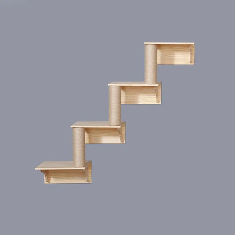 Cat climbing frame solid wood null